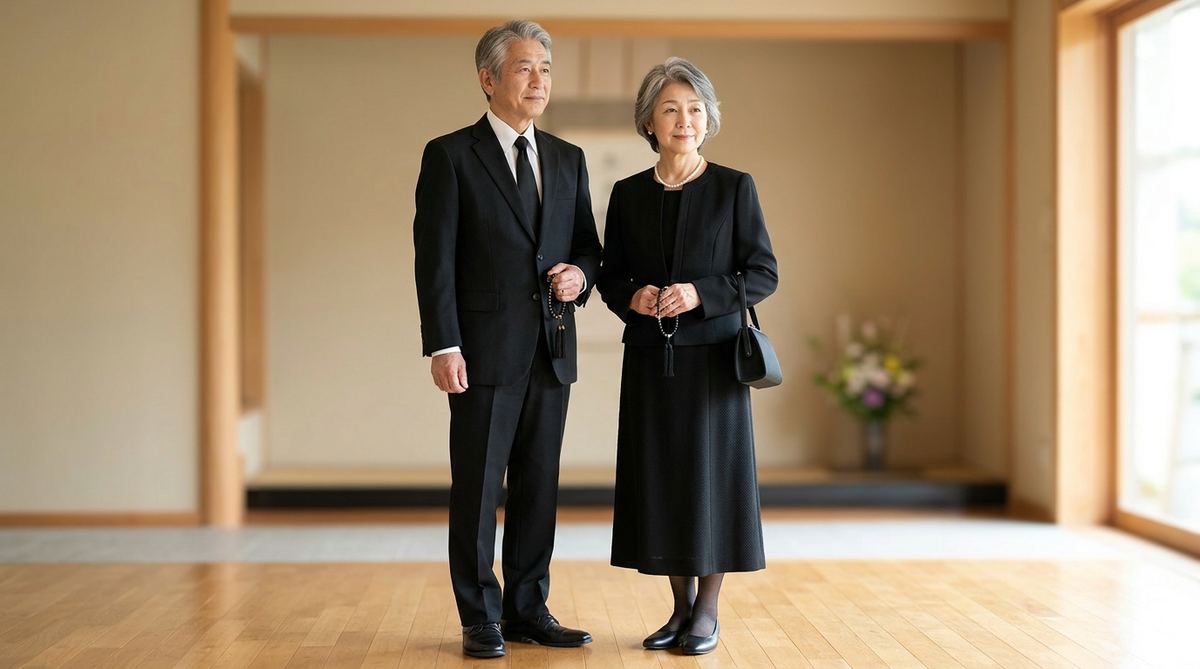 60代以上の喪服マナー｜高齢者が気をつけたい服装と体調管理