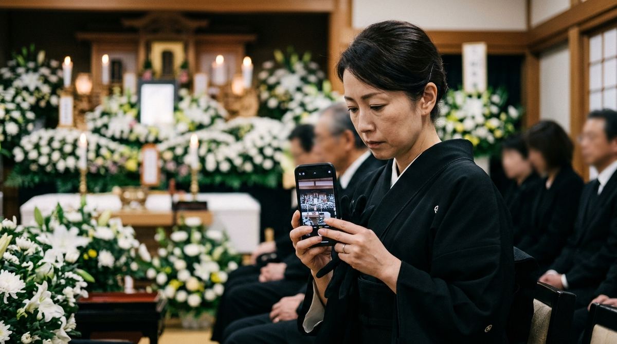 葬儀での写真撮影