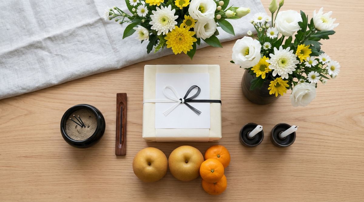 法事のお供え物──品物の選び方・金額・のし