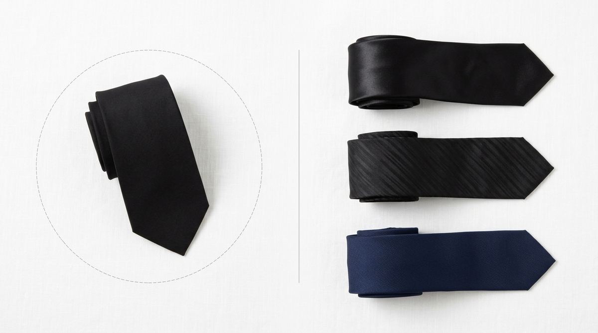 OK・NGネクタイの比較