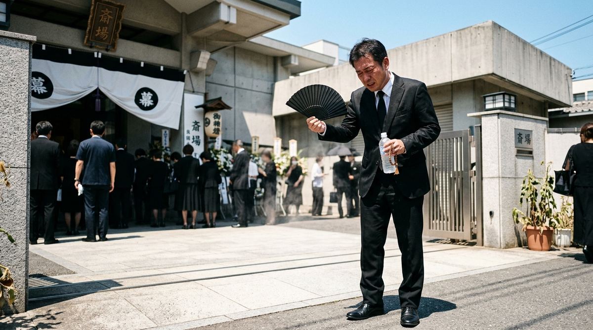 急な猛暑日の葬儀──熱中症対策と服装の許容範囲