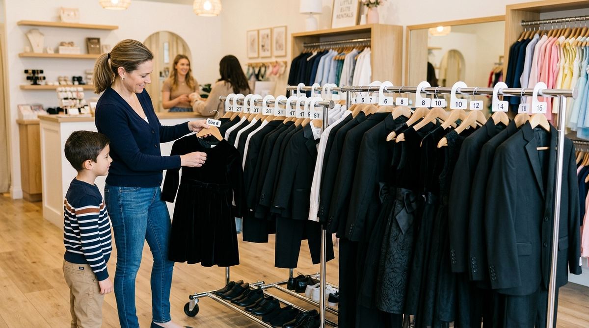 子ども用喪服レンタル